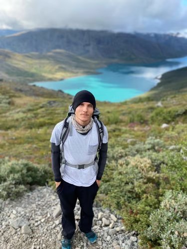 Kilian Wagner in den Bergen